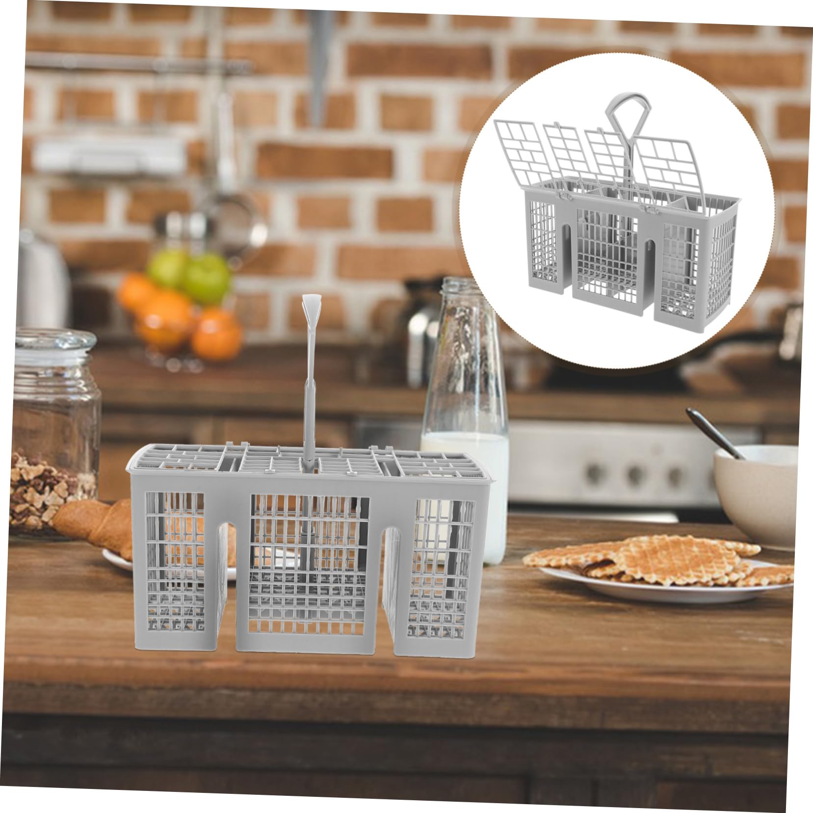 ARTIBETTER 4 Piezas Cesto de cubiertos para lavavajillas cesta cubiertos lavavajillas a de os para soporte para os de rejilla para