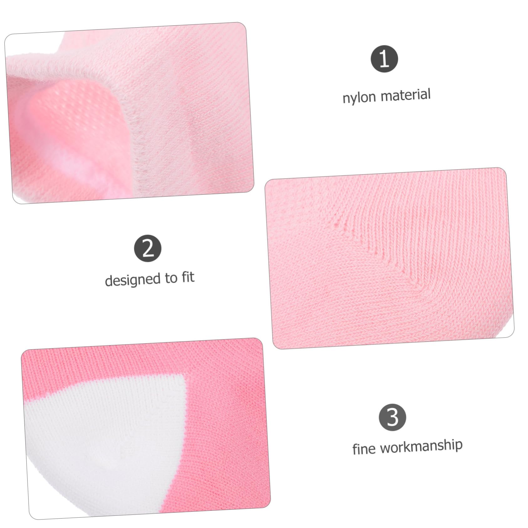 Healeved 2 Pairs Toeless Socks for Sandals Foot Hydrating Gel Socks Moisturizing Foot Covers for Dry Cracked Heels