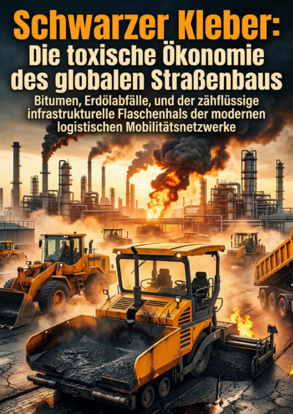 Schwarzer Kleber: Die toxische Ökonomie des globalen Straßenbaus: Bitumen, Erdölabfälle, und der zähflüssige infrastrukturelle Flaschenhals der modernen logistischen Mobilitätsnetzwerke