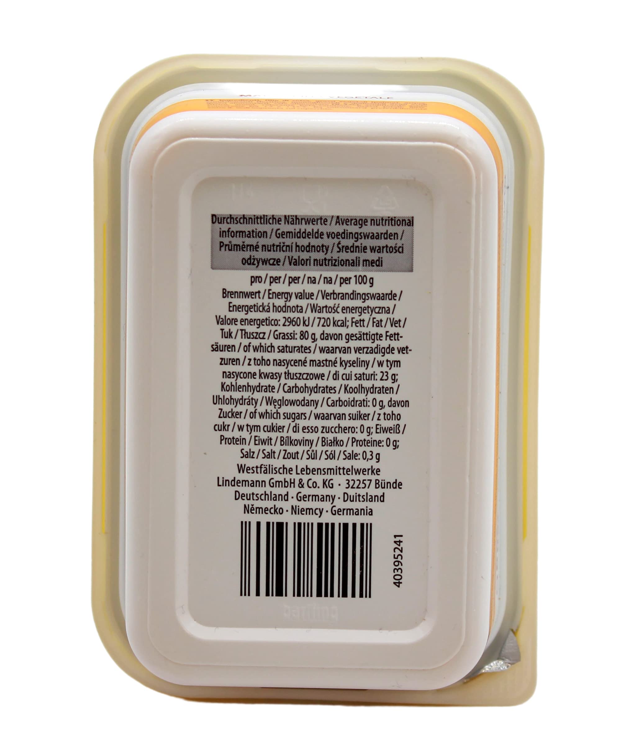 Lindemann Goldquell Frühstücksmargarine, 12er Pack (12 x 250g)