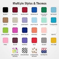 Vista 6 de Exquisite 12-Pack Premium Plastic Tablecloth 12-Pack Premium Plastic 84-Inch Round Tablecloth, Burgundy