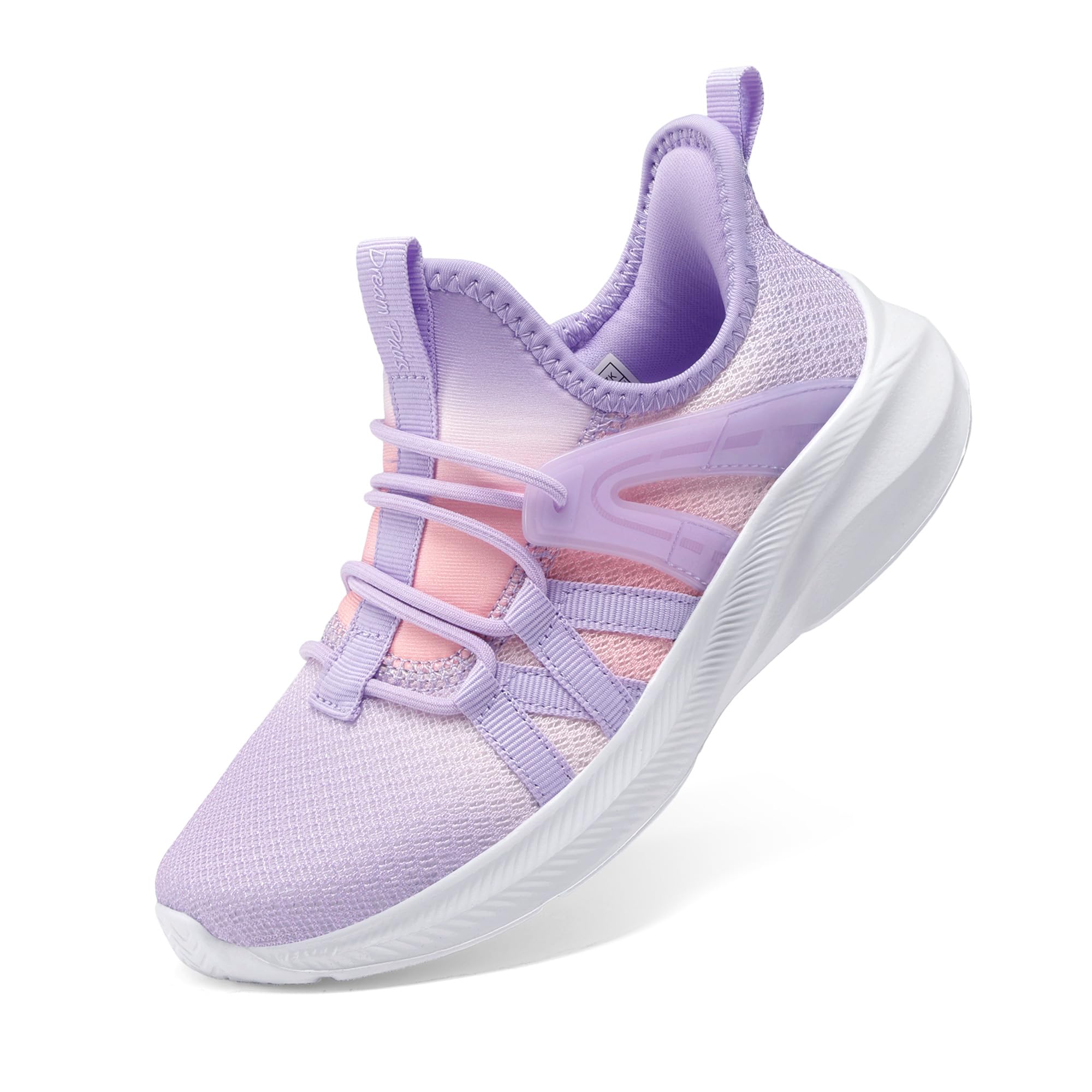 DREAM PAIRS Zapatillas Running Niños y Niñas | Malla Ultra Ligera de Colegio, Solo 105g, Calzado Fácil Sin Cordones, Suela TPR Flexible, Puntera Anti-Impactos