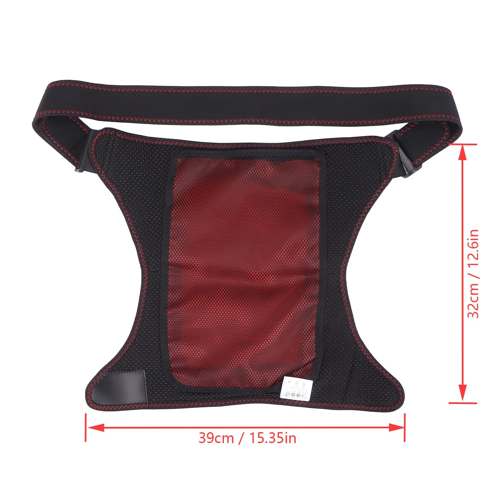 Orthèse De Hanche Chauffante, 3 Modes De Vibration, Coussin Chauffant Pour Hanche, Coussin Chauffant Réglable Pour Hanche, Coussin Chauffant Pour Hanche Compatible Pour le Bassin, L'aine, la Cuisse Ou