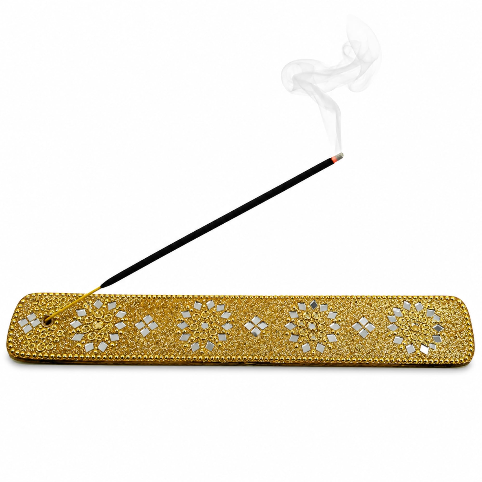 Wooden, Incense Holders, Ash Catcher, Decorative, Incense Burner, Gold