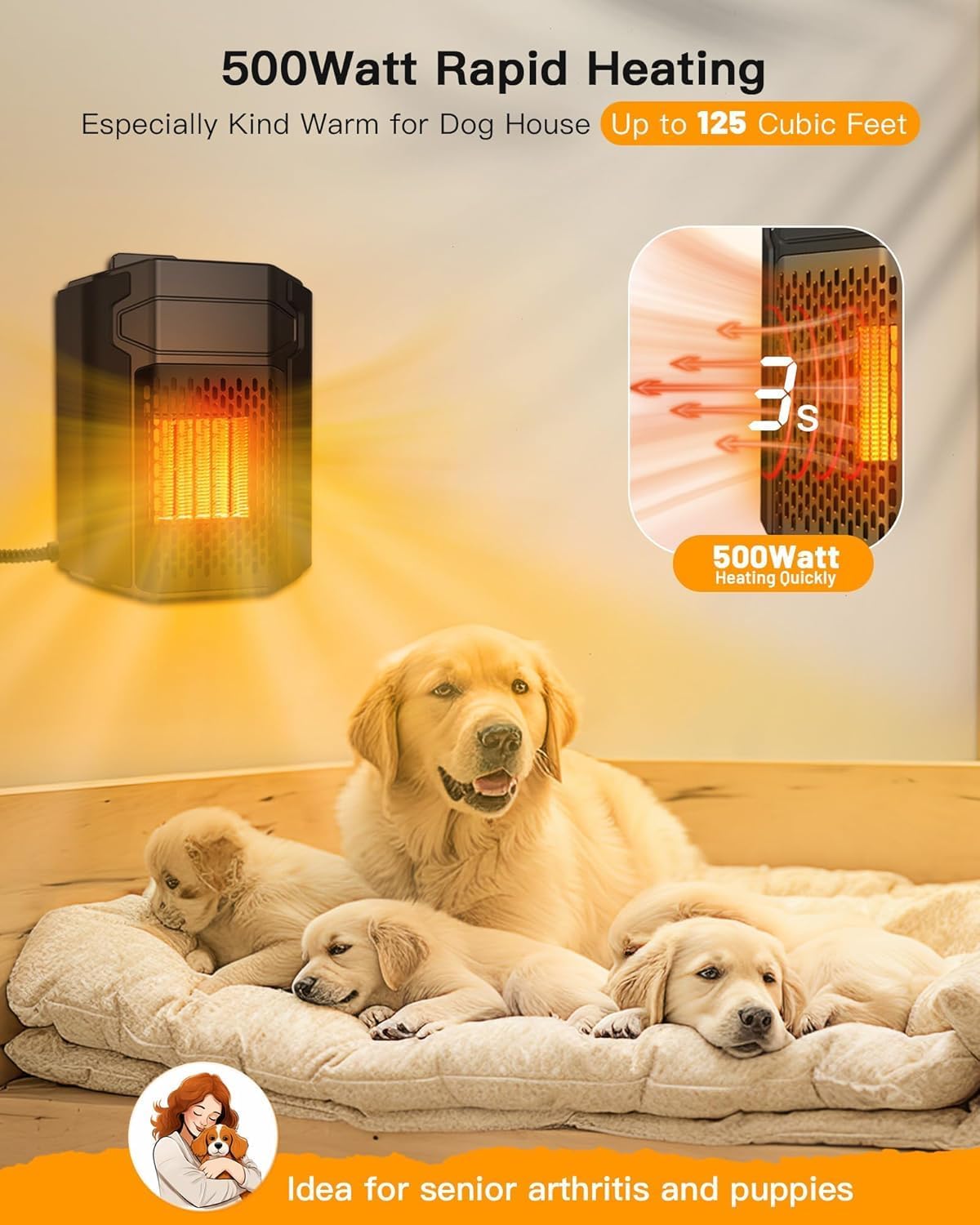 Stay Warm This Winter: Kiroto Outdoor Dog House Heater Review
