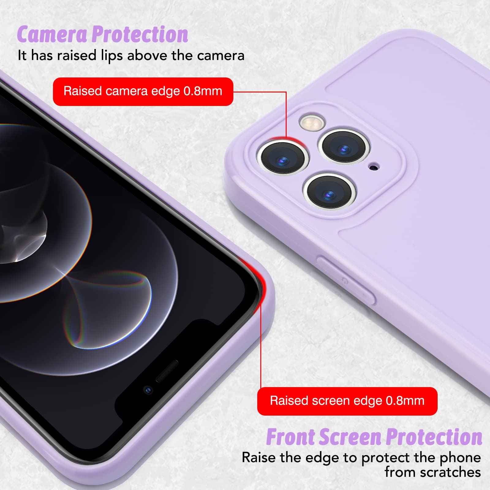 Custodia per iPhone 11 PRO Max, Motivo Amore-Cuore Dorato per Donne Ragazze Custodia Protettiva Antiurto Sottile Flessibile Morbido Silicone Compatibile con iPhone 11 PRO Max (6.1 Pollici)-Viola