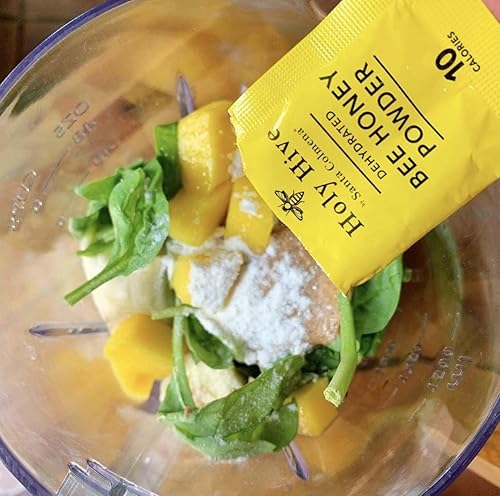 Miniatura 6 de Holy Hive - Bolsitas de miel real en polvo, totalmente naturales, sin azúcar añadido, bajas en calorías, sin OMG, sin gluten, sin lácteos, kosher,