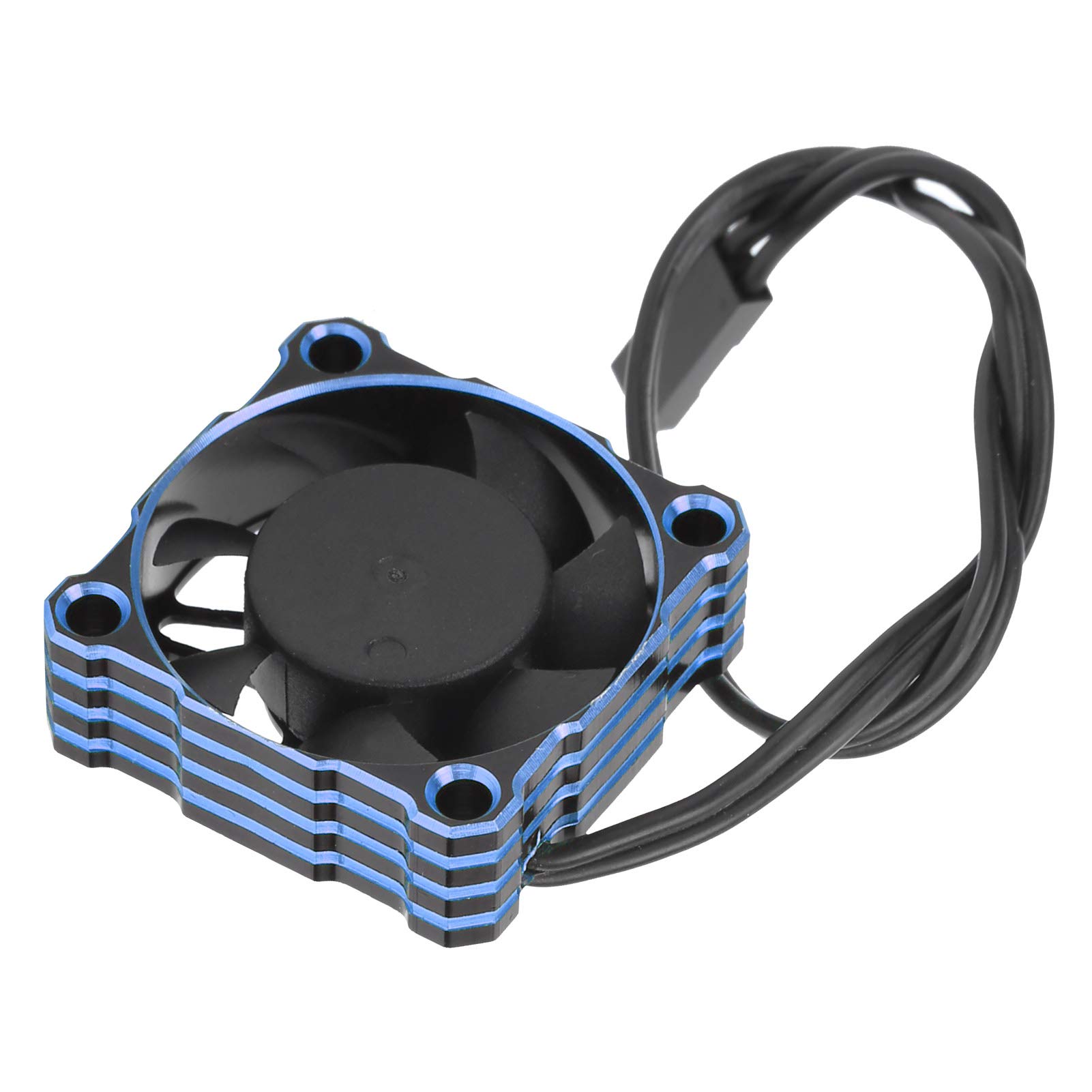Cooling Fan, Cooling Fan for RC Car Small Size and Light Weight, Good Heat Dissipation and Fast Cooling with 16000 RPM and Cooling Speed (Blue)