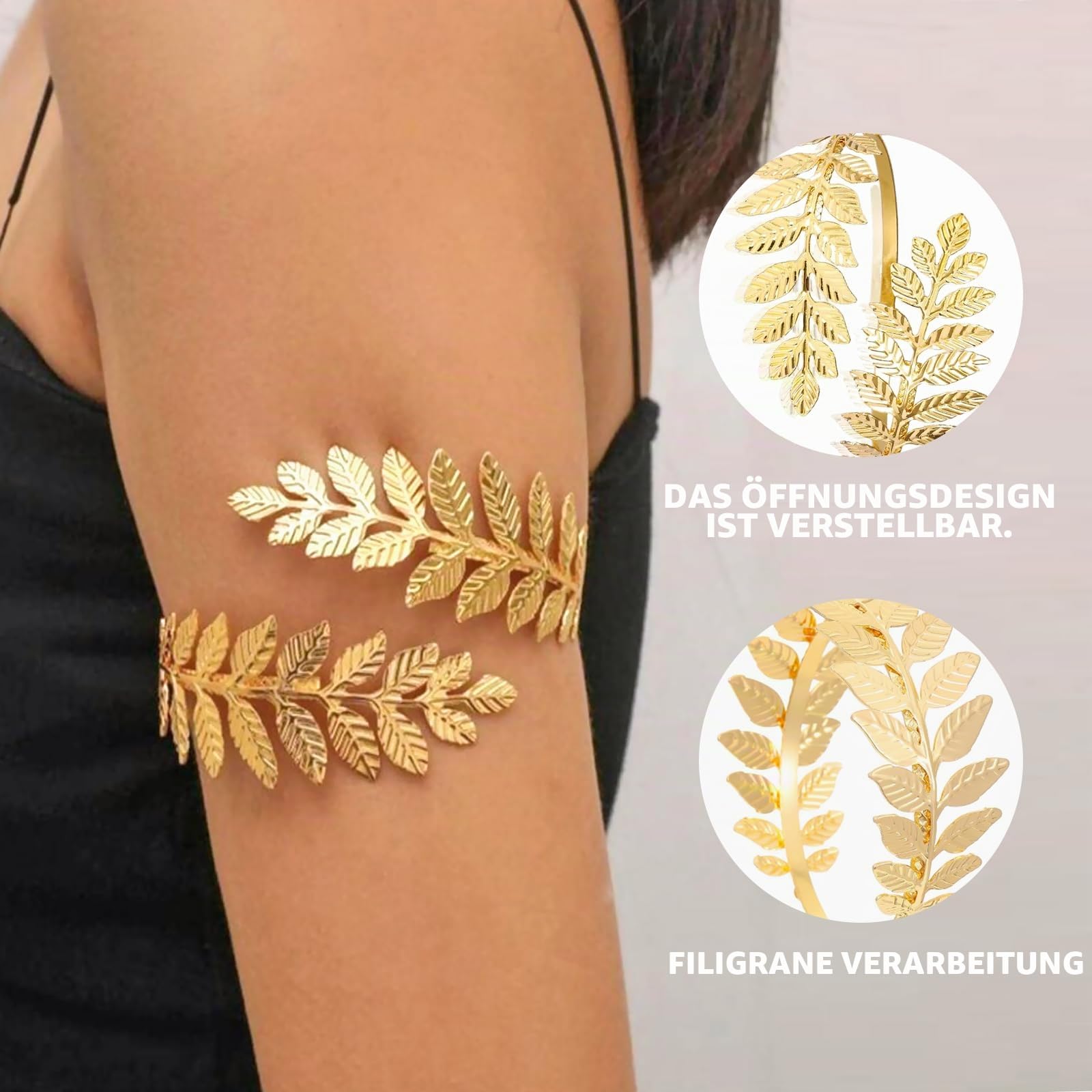 4-teiliges Kostümzubehör-Set für griechische Göttin