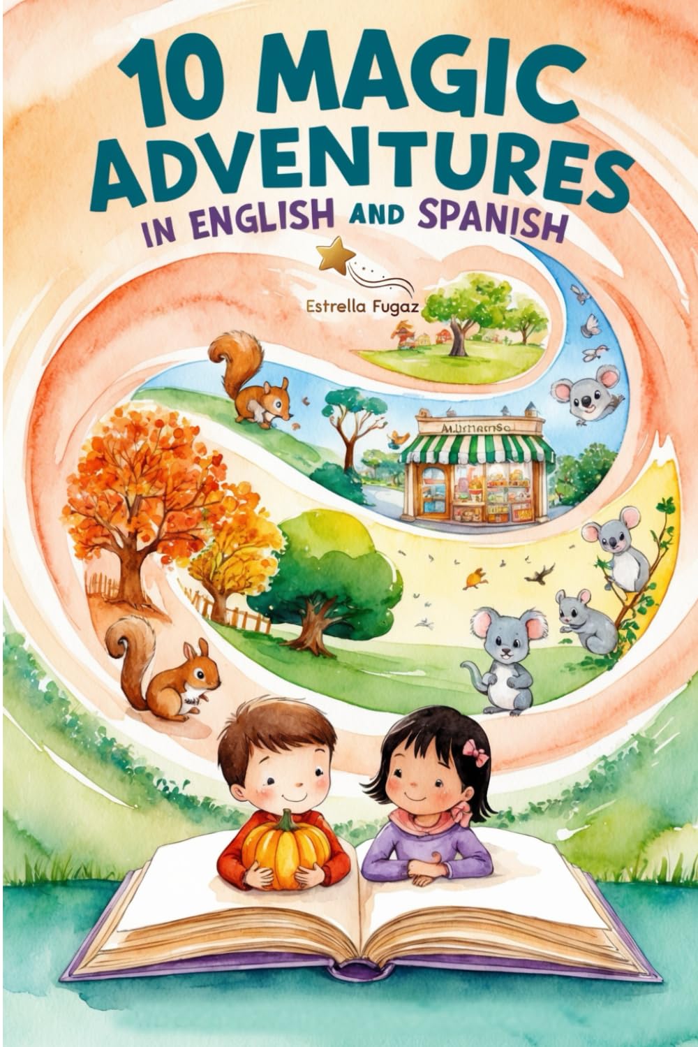 10 Magical Adventures in English and Spanish: Stories for kids to learn Spanish with English translation