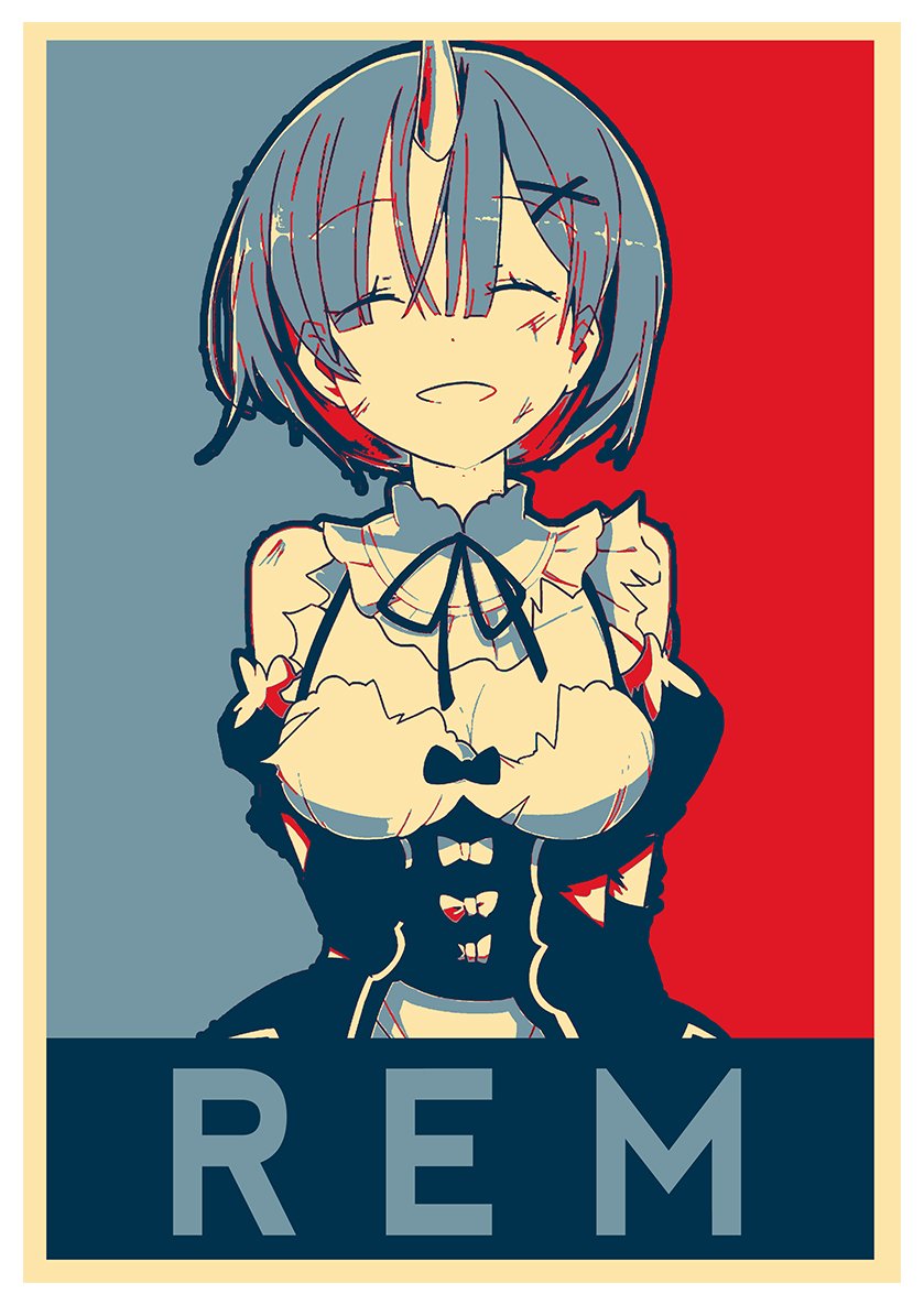 Instabuy Poster Re:Zero Propaganda Rem - Formato A3 (42x30 cm)