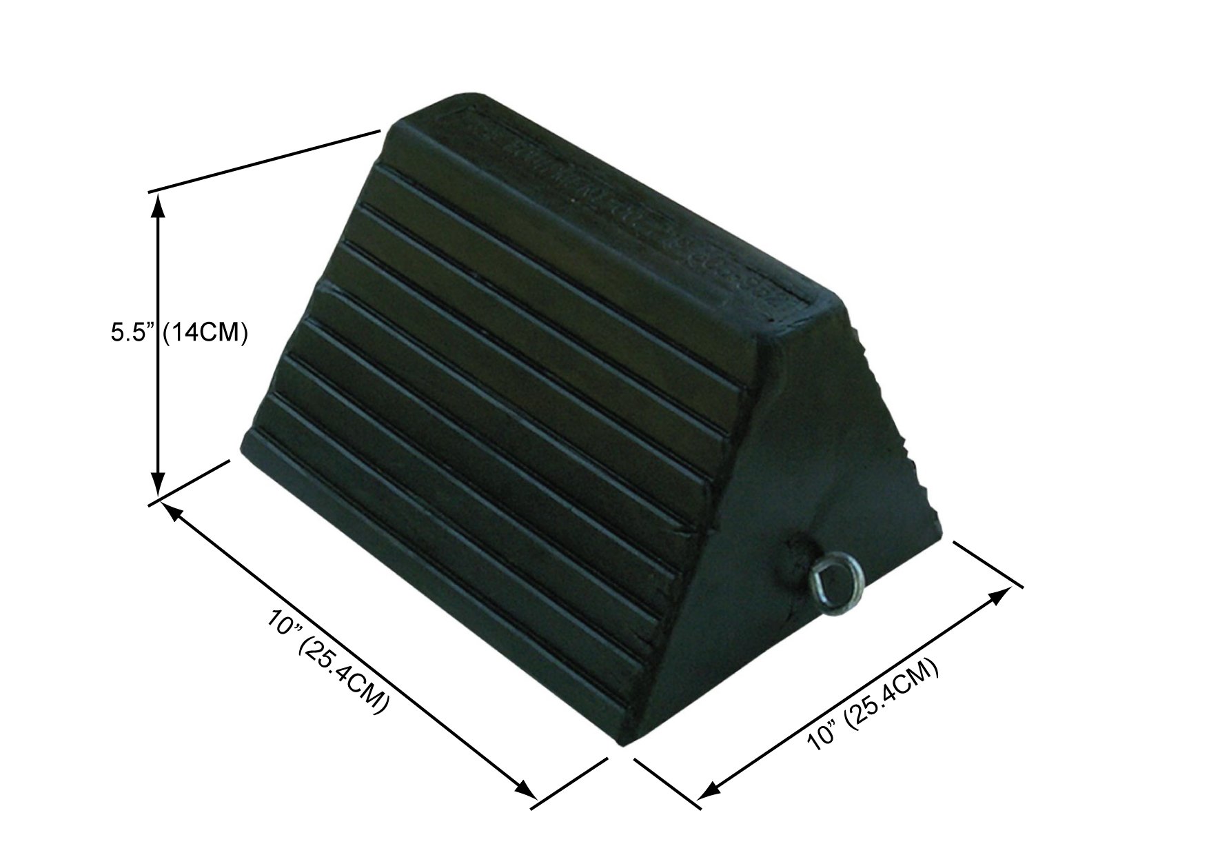 Buyers Products Klin na koła, guma 10 x 8 x 6