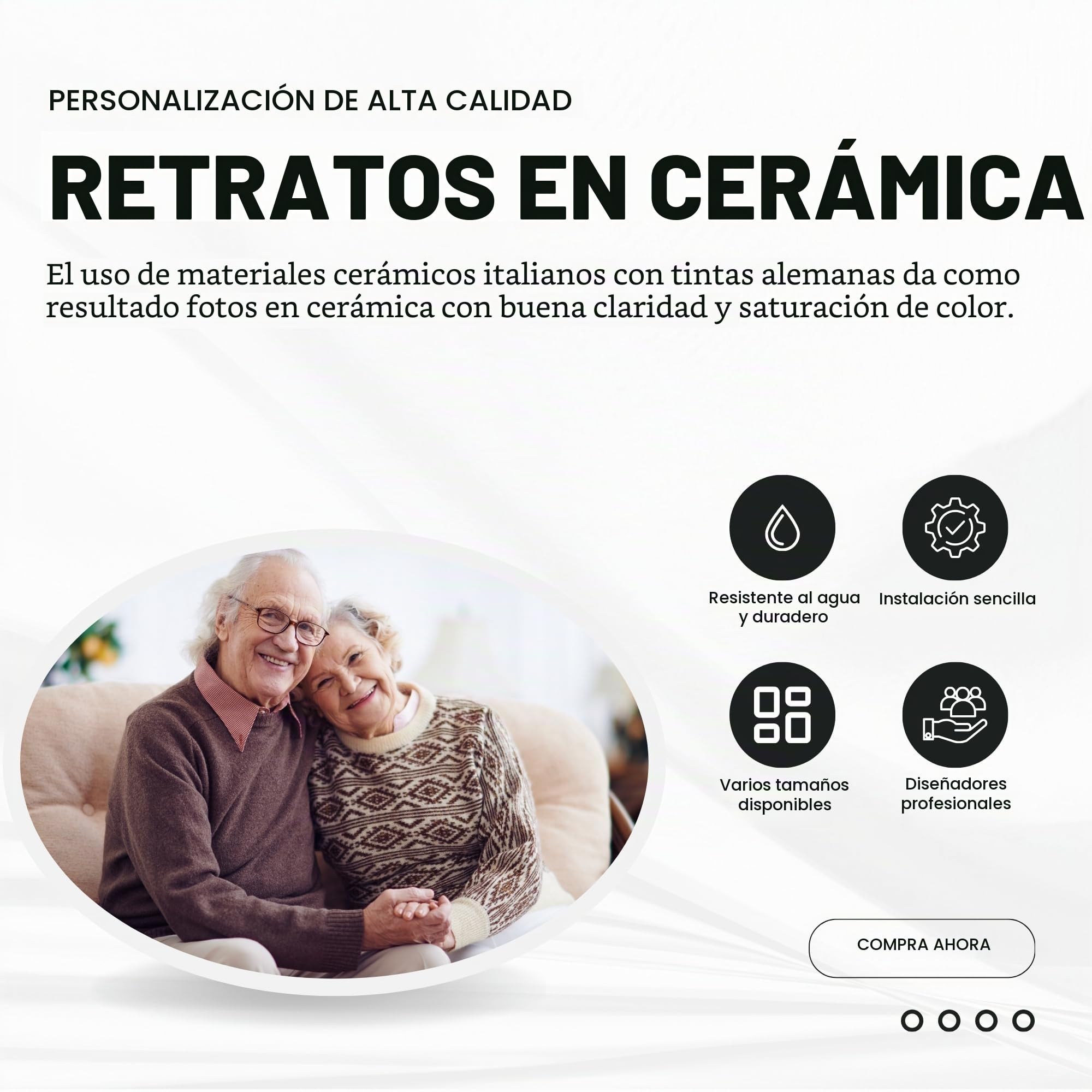 Bethel Placa conmemorativa de piedra de cerámica, resistente al agua y a la decoloración para tumbas, mascotas, exterior o interior (ovalada)