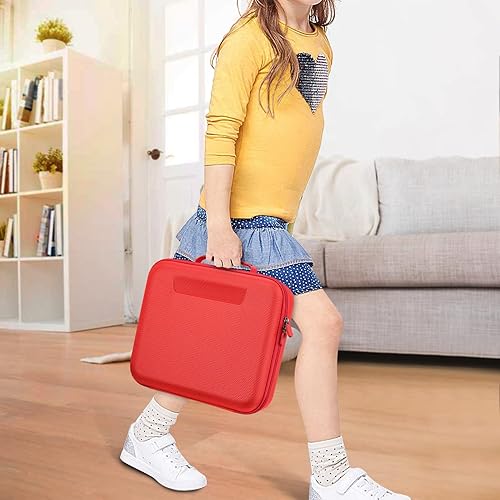 Vista 7 de FINPAC Estuche rígido de transporte para juegos Osmo, maletín organizador de almacenamiento grande para base Osmo para iPad, tablero creativo