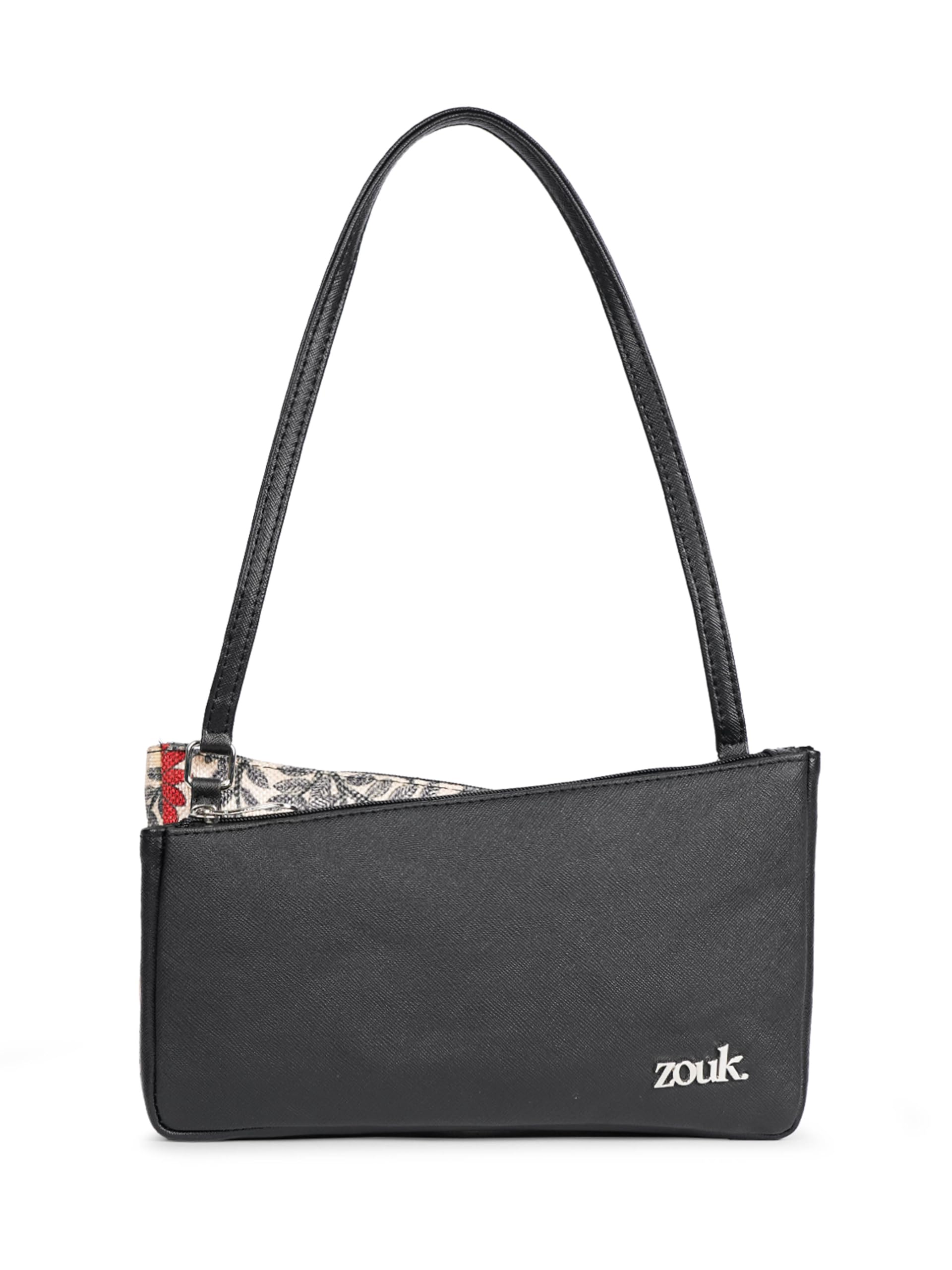 Kiya Small Shoulder Bag for Women – Dual-Sided Shoulder Bag with Criss-Cross Design| Handcrafted Purse with Dual Zipper Compartments & Water-Resistant Lining |-image-26