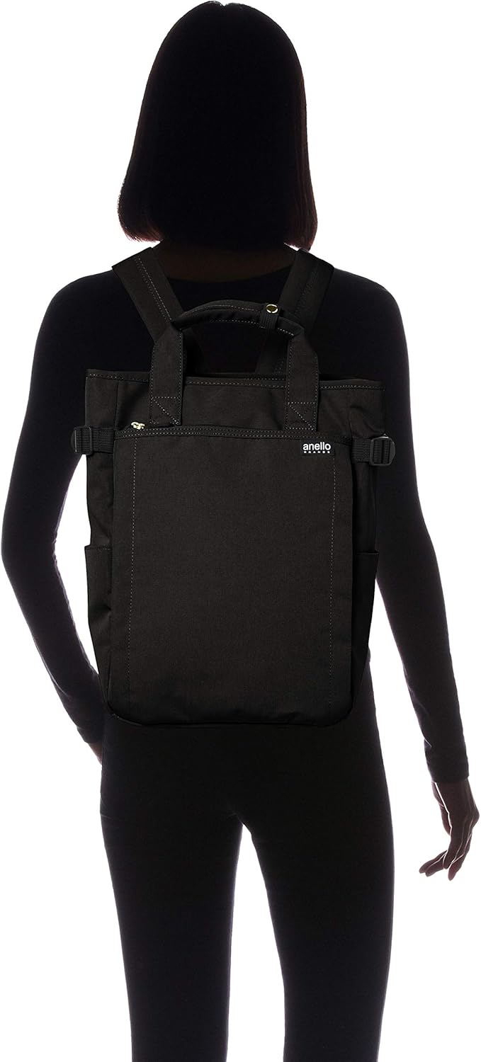 Anello Grande SPS GT-C3421 10 Pockets 2-Way Tote Backpack, black (black 19-3911tcx)