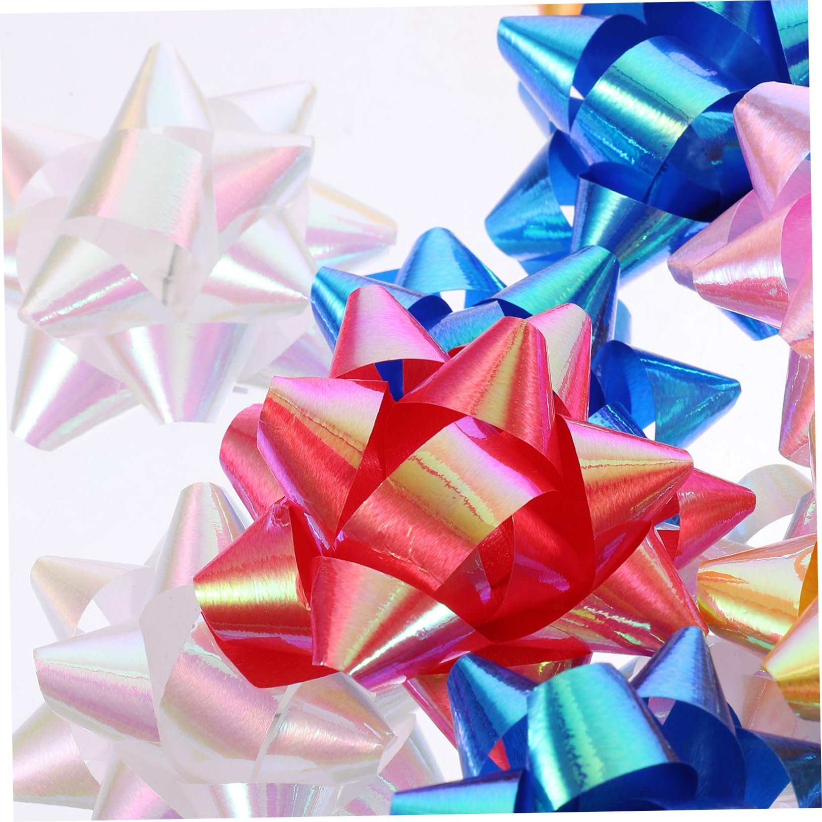 Lurrose 5 Set di Fiocchi di Nastro Floreale per Fiocchi Natalizi Fiocchi da da 2 Pollici Fiocchi per Cestini per Decorazioni di Compleanno Vacanze E Matrimoni 70 Pezzi * 5