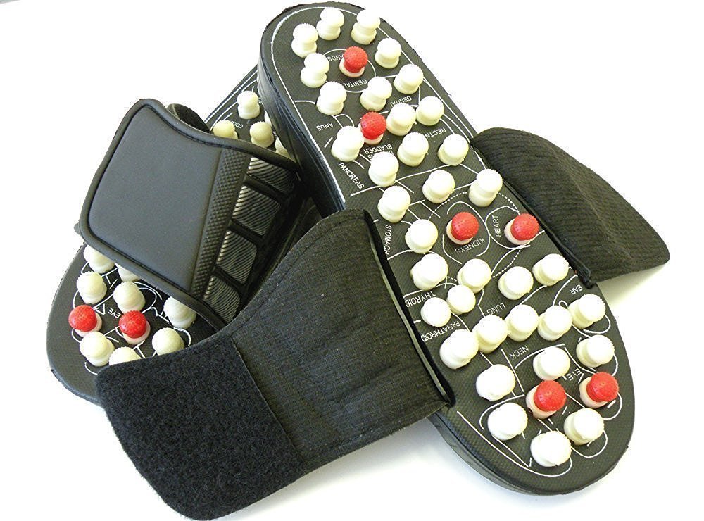ULTRAZON Spring Acupressure and Magnetic Therapy Accu Paduka Slippers for Full Body Blood Circulation Natural Slippers For Men and Women (Unisex) (Size 5, 6, 7, 8, 9,) Black (7) (B0D7SNJ4MT) Amazon Price History, Amazon Price Tracker