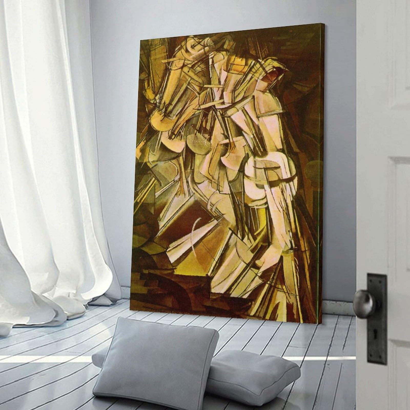 Amazon.co.jp: Marcel Duchampマルセル・デュシャン絵画印刷された