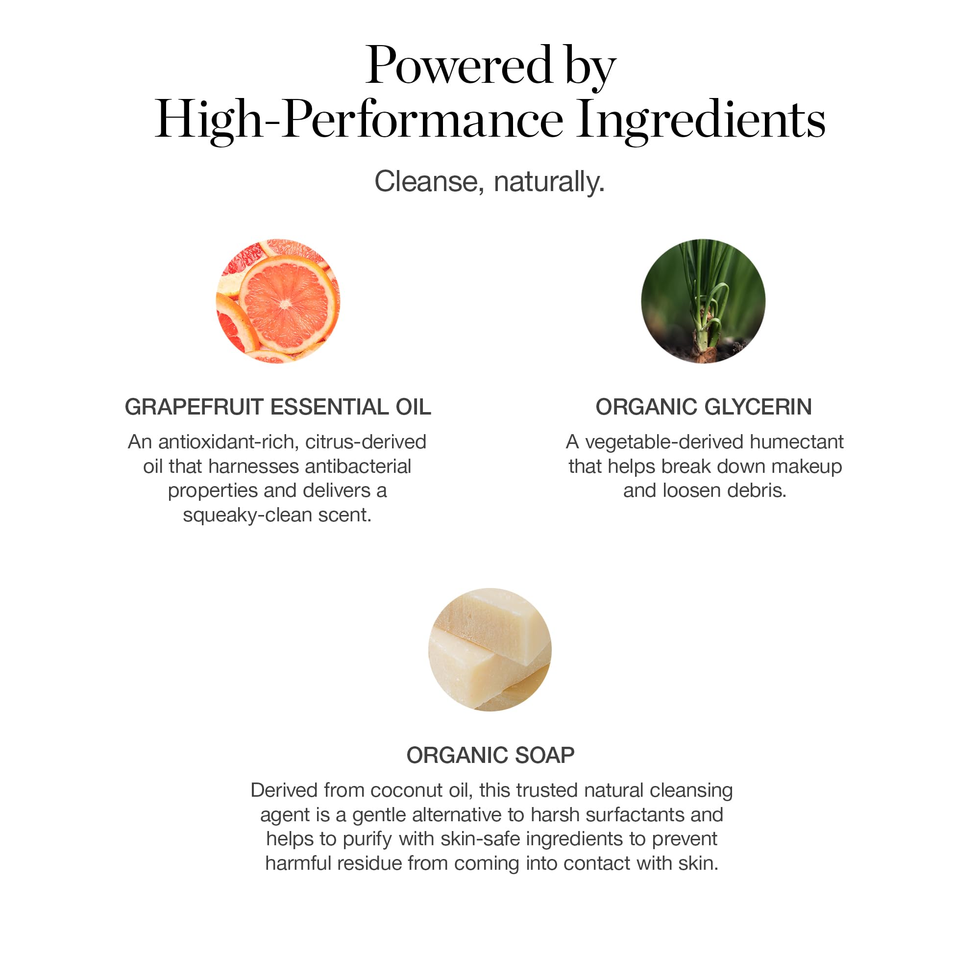 Ogee Detergente per pennelli da trucco, organico, senza ingredienti aggressivi, prodotto negli Stati Uniti