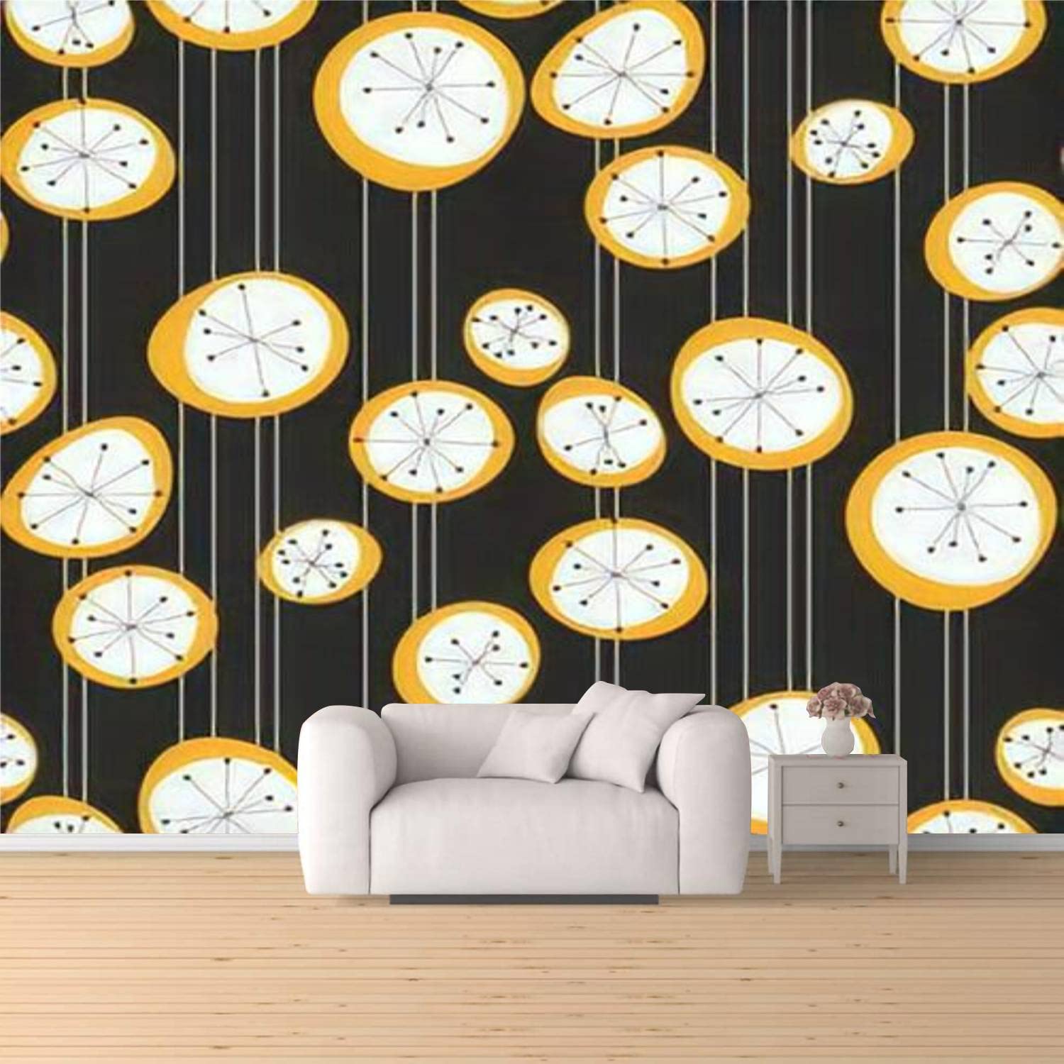 Amazon.com: Retrofuturism Style Black and White Simple Rapport 