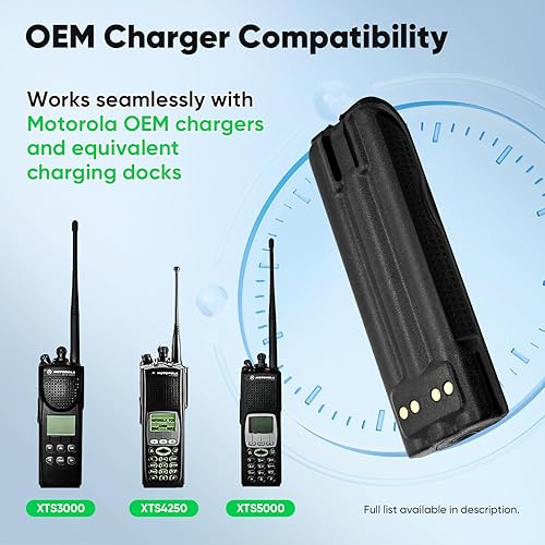 Miniatura 5 de ExpertPower Batería NiMH de 7.2V 3800mAh para Motorola XTS3000XTS3500XTS4250XTS5000, MTP200MTP300, MTX838MTX960 - Reemplaza a NTN8923, NTN8294,