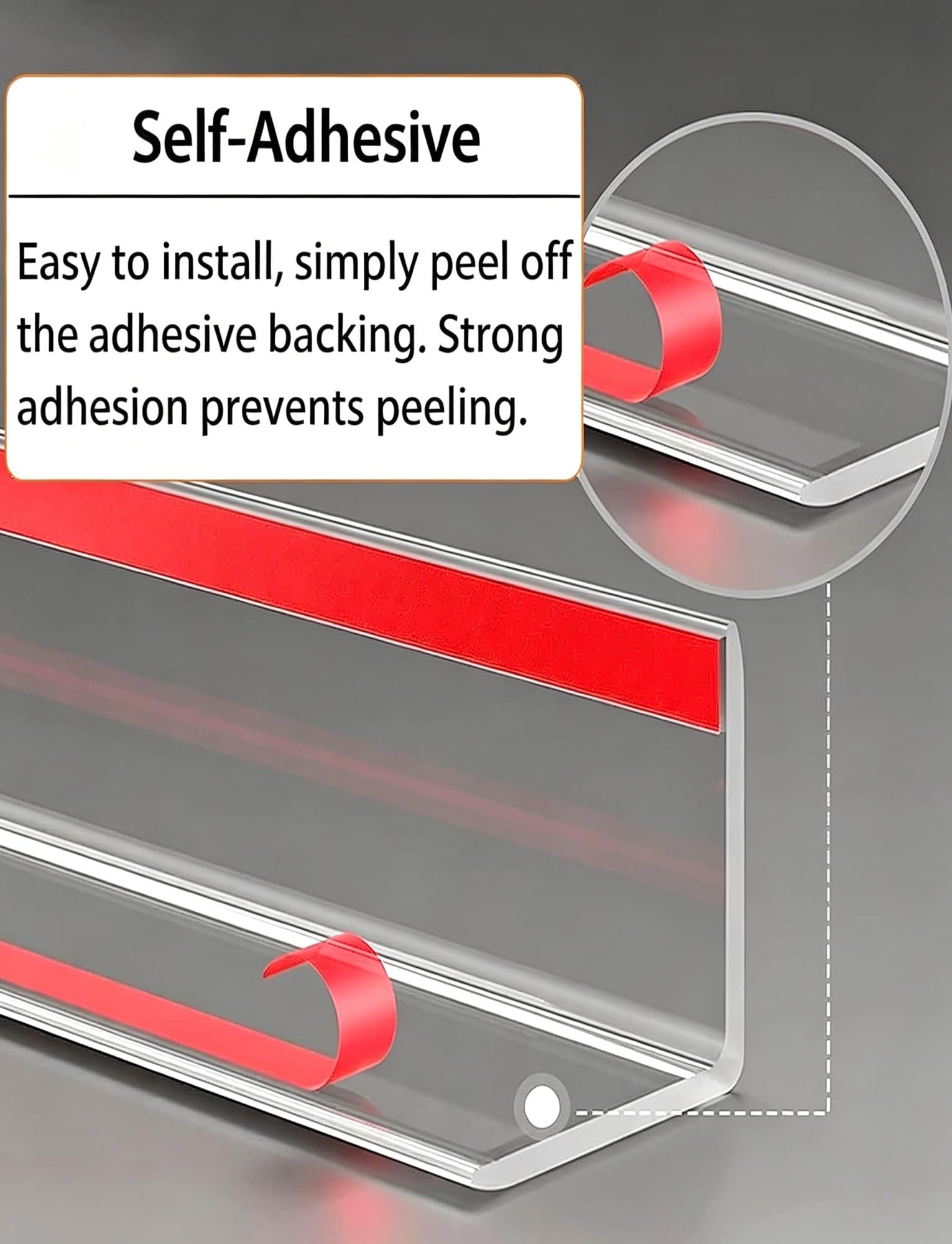 Protectores de esquinas en forma de L, Protector de borde esquina PC flexible autoadhesivo, protector pared transparente, varios tamaños(4x270cm)