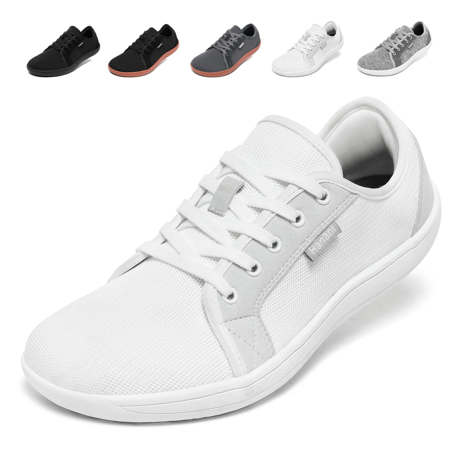 Hanani Barefoot Zapatillas Minimalistas Descalzos Zapatos Hombre Mujer Cómodas Zapatillas Casual para Antideslizante Calzado para Fitness Transpirables Ligeras Unisex
