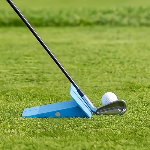 Golf Swing Trainer, Wedge Chipping Aid with Magnetic Guide Wall