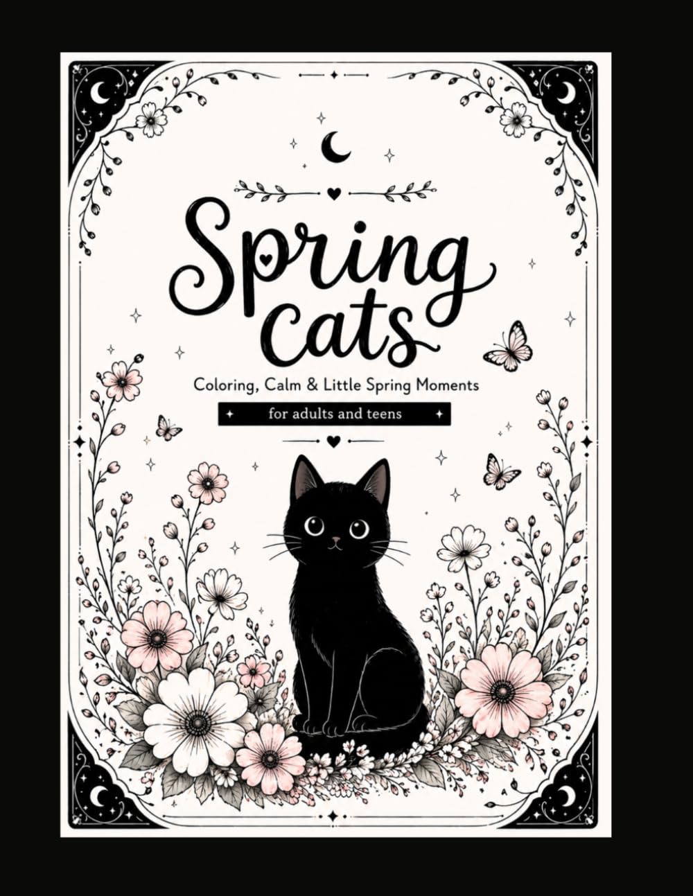 Spring Cats: Coloring, Calm & Little Moments