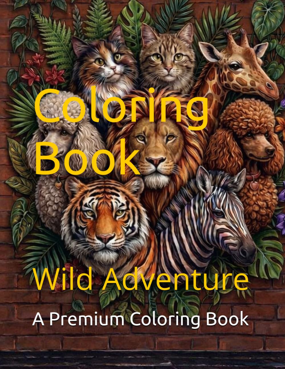 Coloring Book: Wildland Adventure A Premium Coloring Book