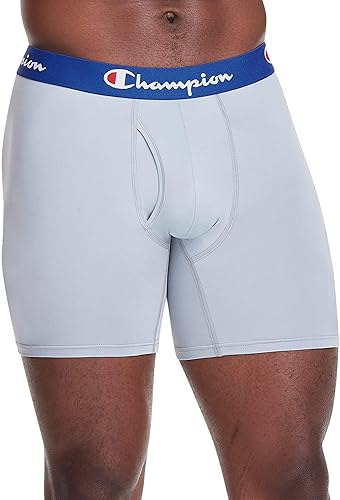 Miniatura 2 de Champion Calzoncillos tipo bóxer elásticos ligeros y transpirables para hombre (paquete de 3)
