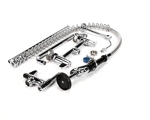 Miniatura 2 de T & S Brass 5pr-8d12Pre-enjuague Centros de 8-Inch Deck Monte 12-Inch Add-On llave