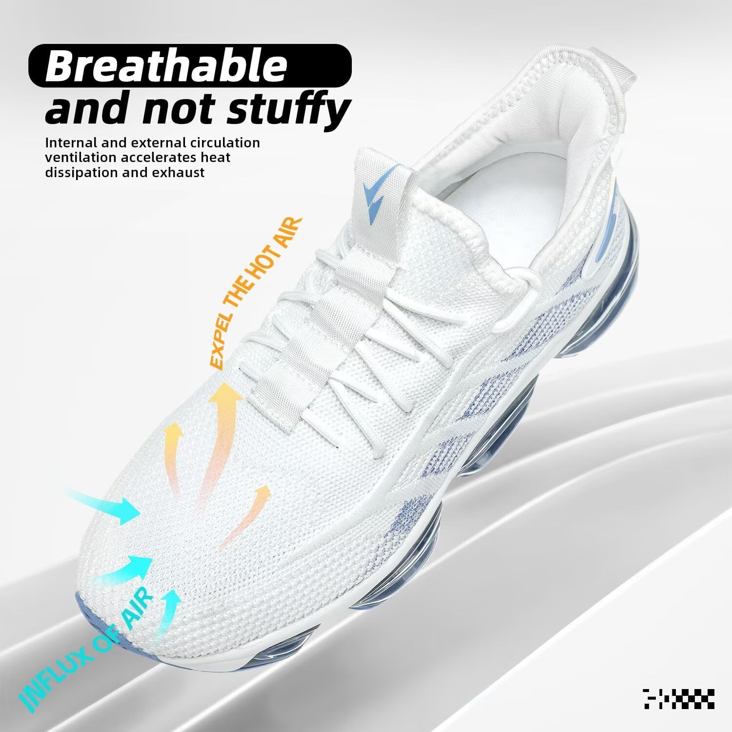 Mens Running Shoes Air Cushion Slip on Walking Tennis Sneakers Fashion Casual Breathable Trail Sport Gym - Image 5