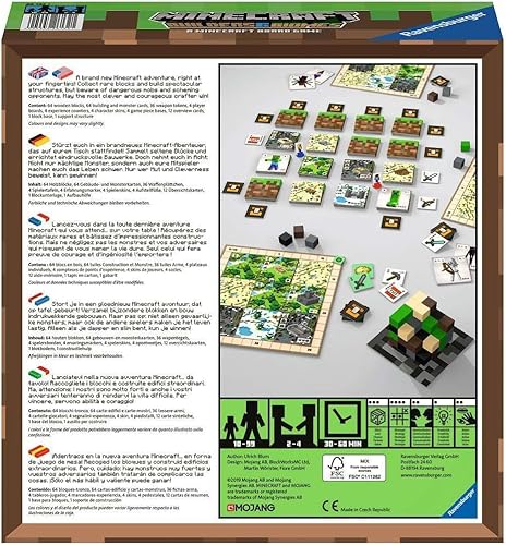 Miniatura 2 de Ravensburger Minecraft: Builders & Biomes - Juego de mesa de estrategia atractivo | Ideal para 2 a 4 jugadores | Perfecto para edades de 10 años en