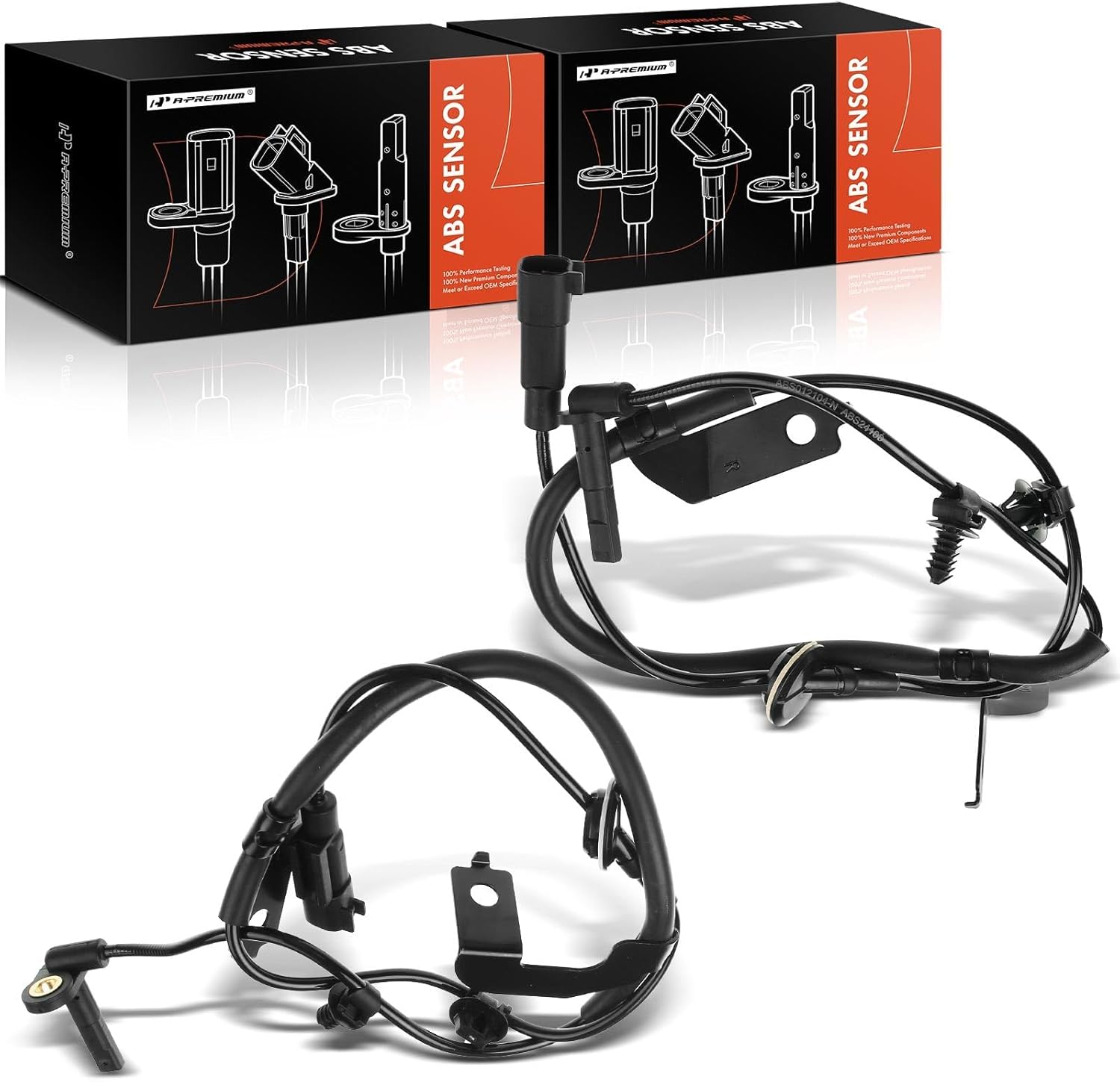 A-Premium Front Left and Right ABS Wheel Speed Sensors (pack of 2)