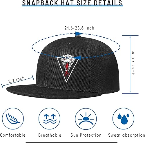Miniatura 2 de Sombrero de calavera con bandera de Estados Unidos para hombre gorra de béisbol ajustable de terror para hombre