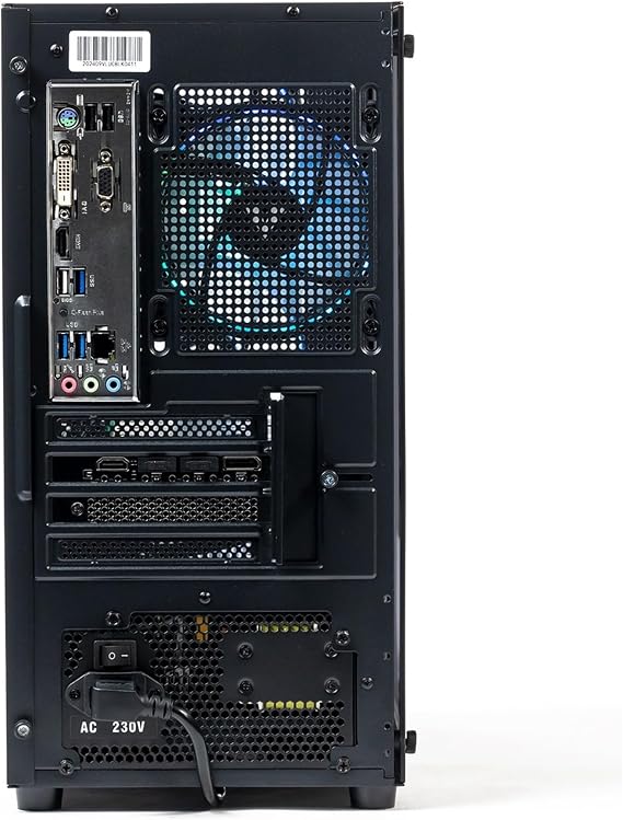 GTR Gaming PC | Intel Core i5-12400F | NVIDIA RTX 5060 Ti 8GB | 16GB DDR4 RAM | 1TB NVMe SSD | 600W 80+ Bronze PSU | Windows 11 | ARGB Glass Case | WiFi