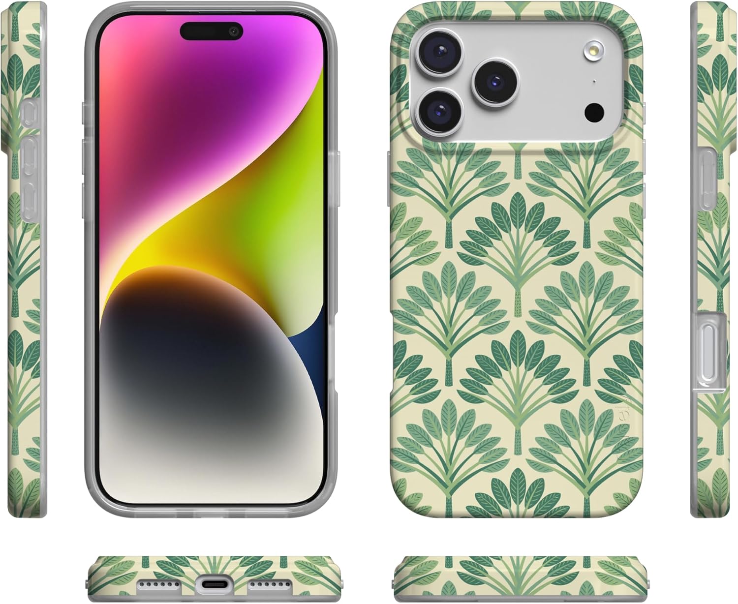 Casely iPhone 17 Pro Max Case | Palm Royale | Palm Beach | Compatible with MagSafe | Classic Ultra Slim Design