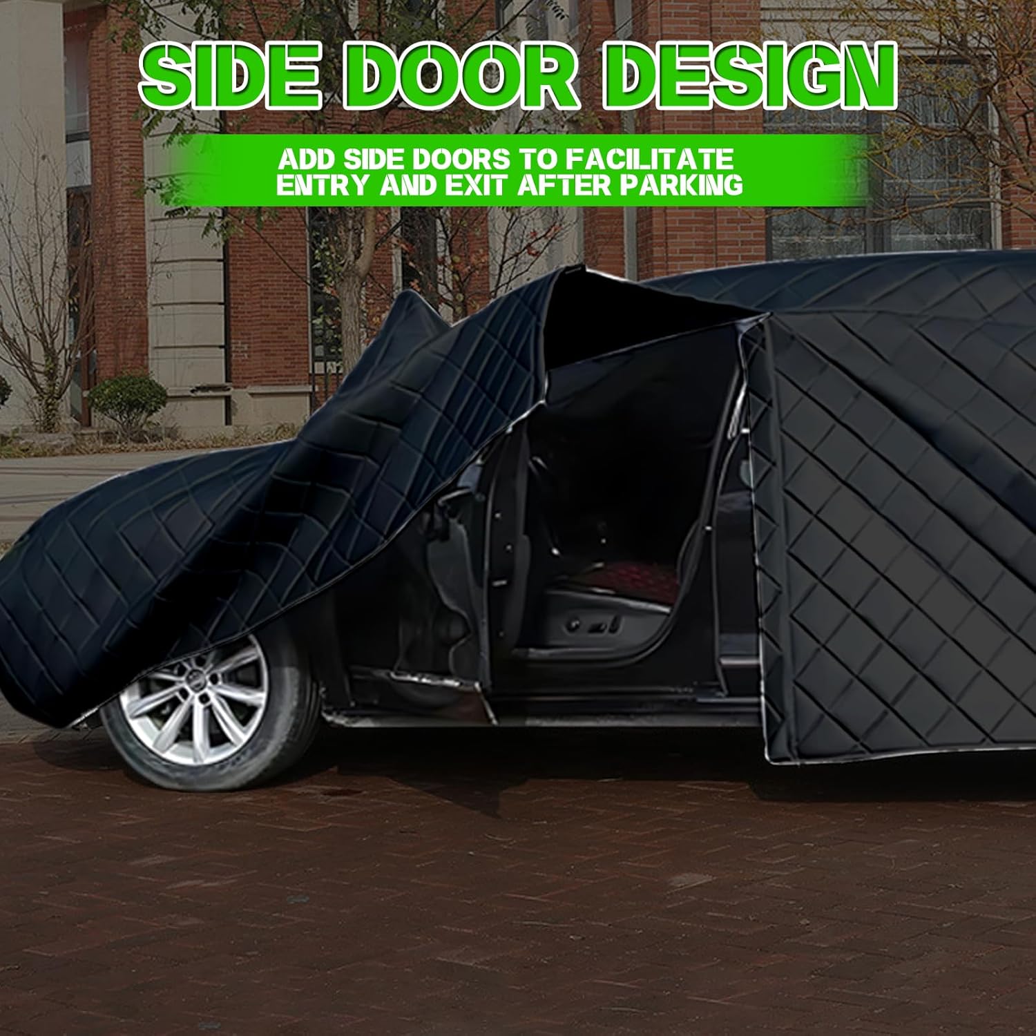 5-Layer Waterproof All-Weather Truck Cover - Fits Ford F150, Chevy Silverado 1500, GMC Sierra, Ram 1500, Toyota Tundra (Black, L7 Fit Truck Length Up to 180 inch)