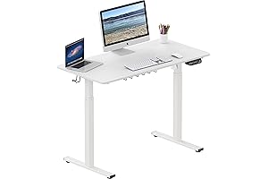 SHW Memory Preset Electric Height Adjustable Standing Desk