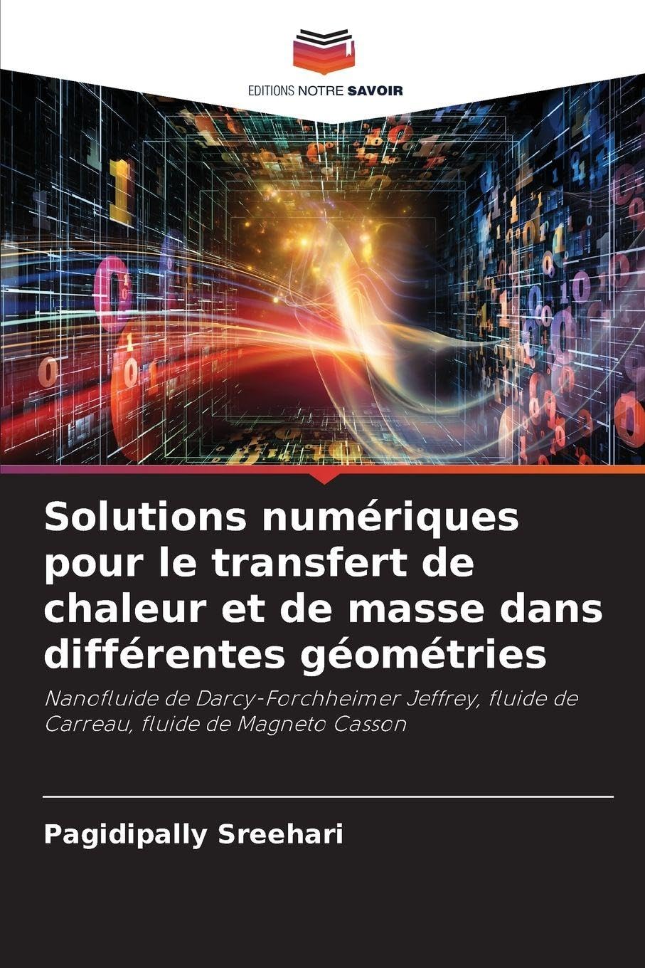 Solutions numériques pour le transfert de chaleur et de masse dans différentes géométries: Nanofluide de Darcy-Forchheimer Jeffrey, fluide de Carreau, fluide de Magneto Casson