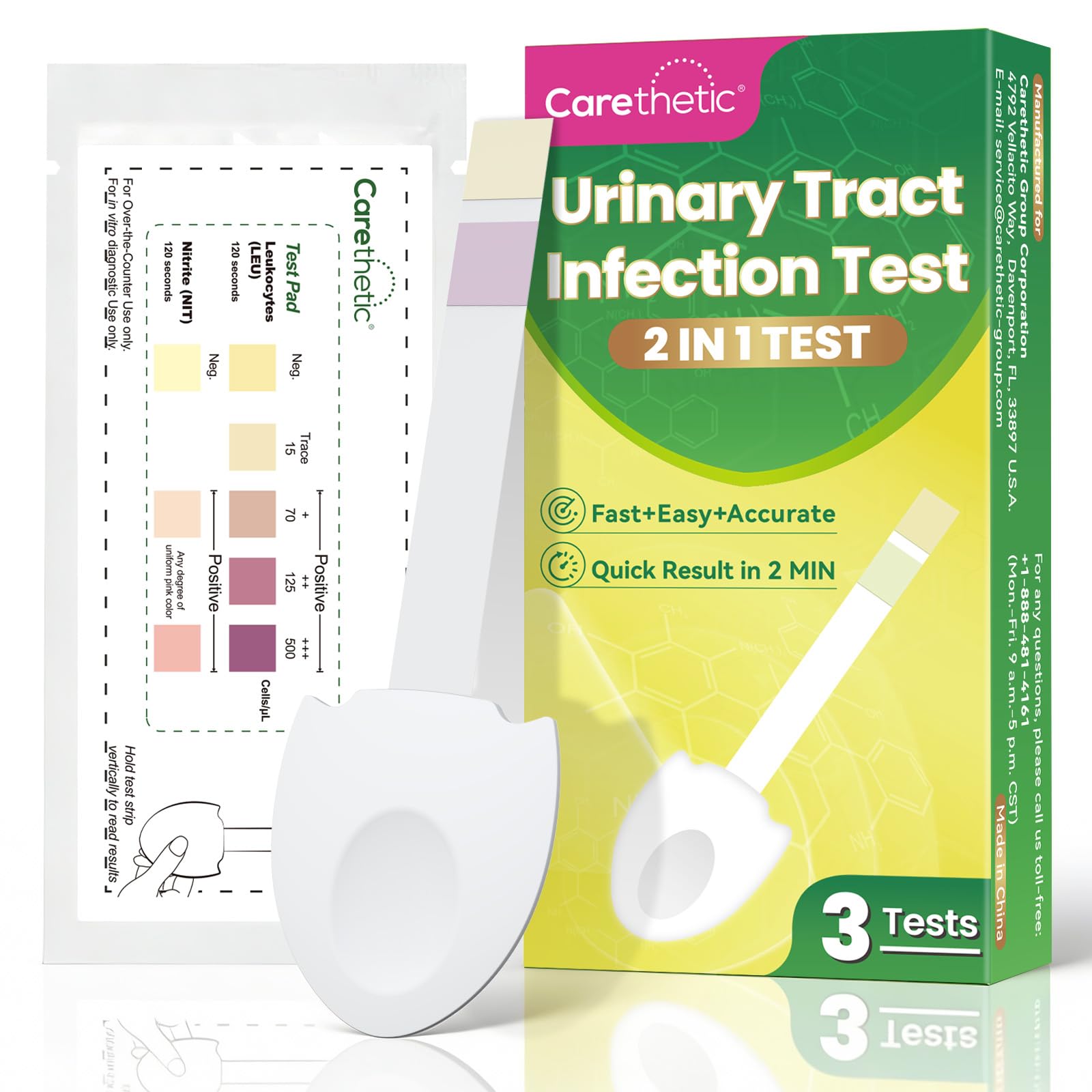 Carethetic UTI Test Strips