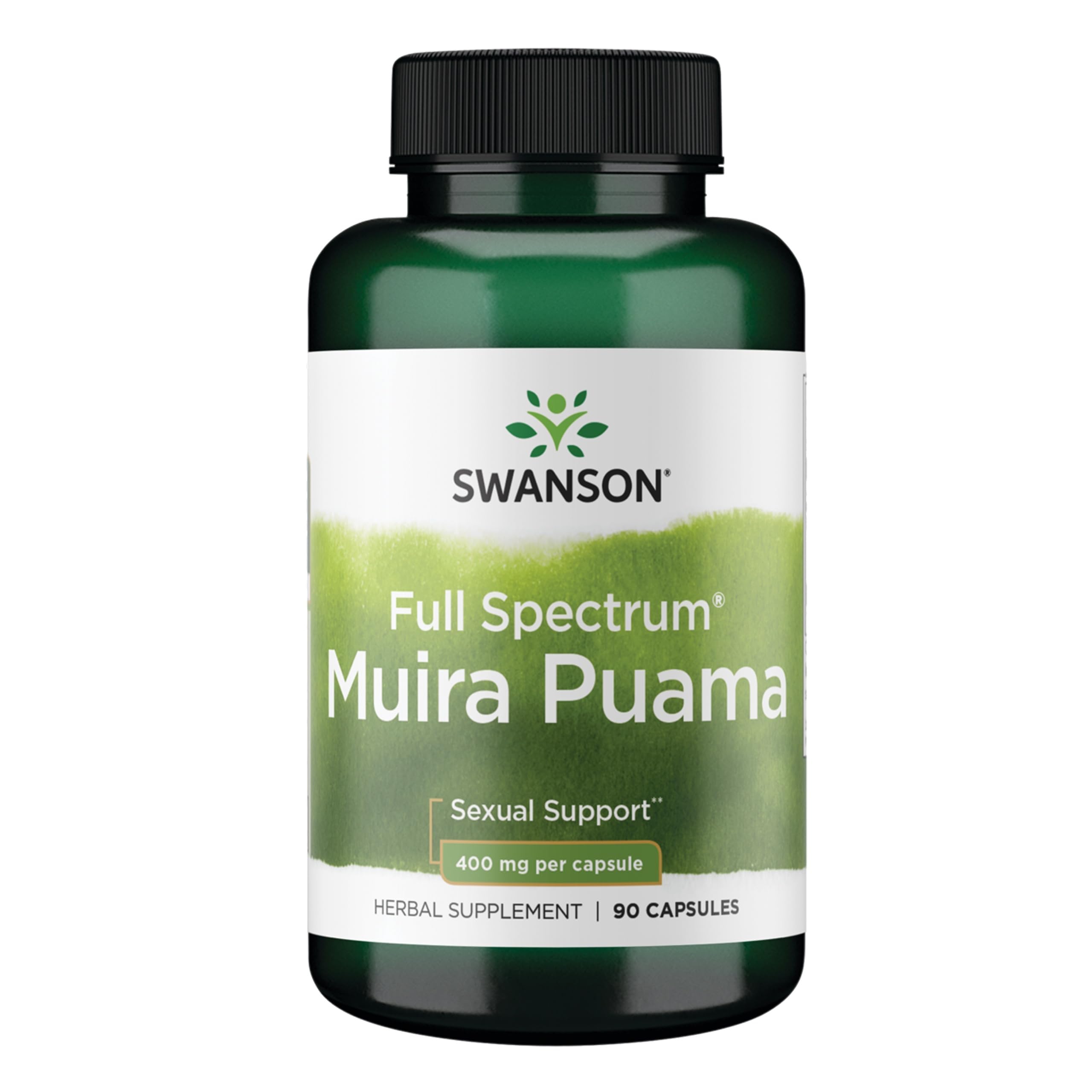 Swanson Muira Puama Root Sexual Health Supplement, 400 mg, 90 Capsules 90 Count (Pack of 1)