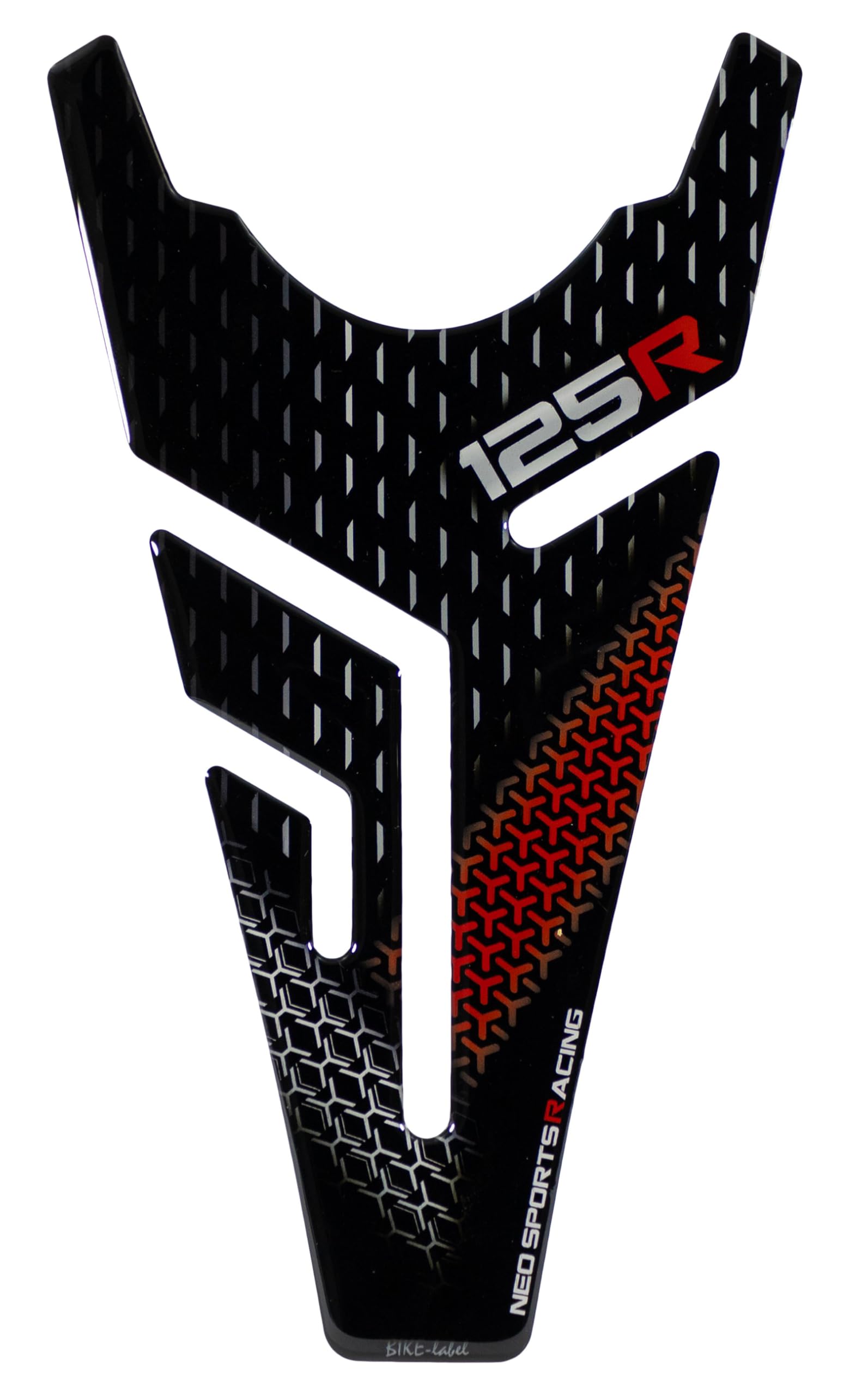 Protège-réservoir 3D Tankpad pour moto, compatible Honda CB125R Rouge X510004VA