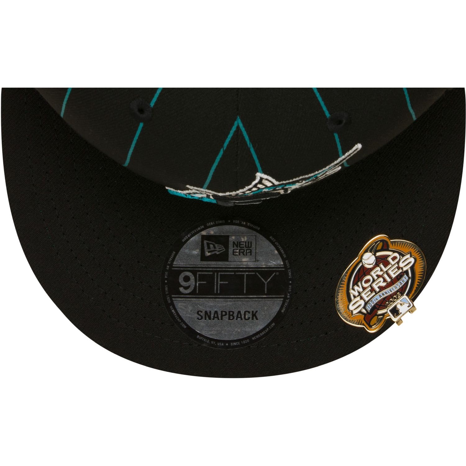 New Era 9Fifty Snapback Cap - Pinstripe Florida Marlins