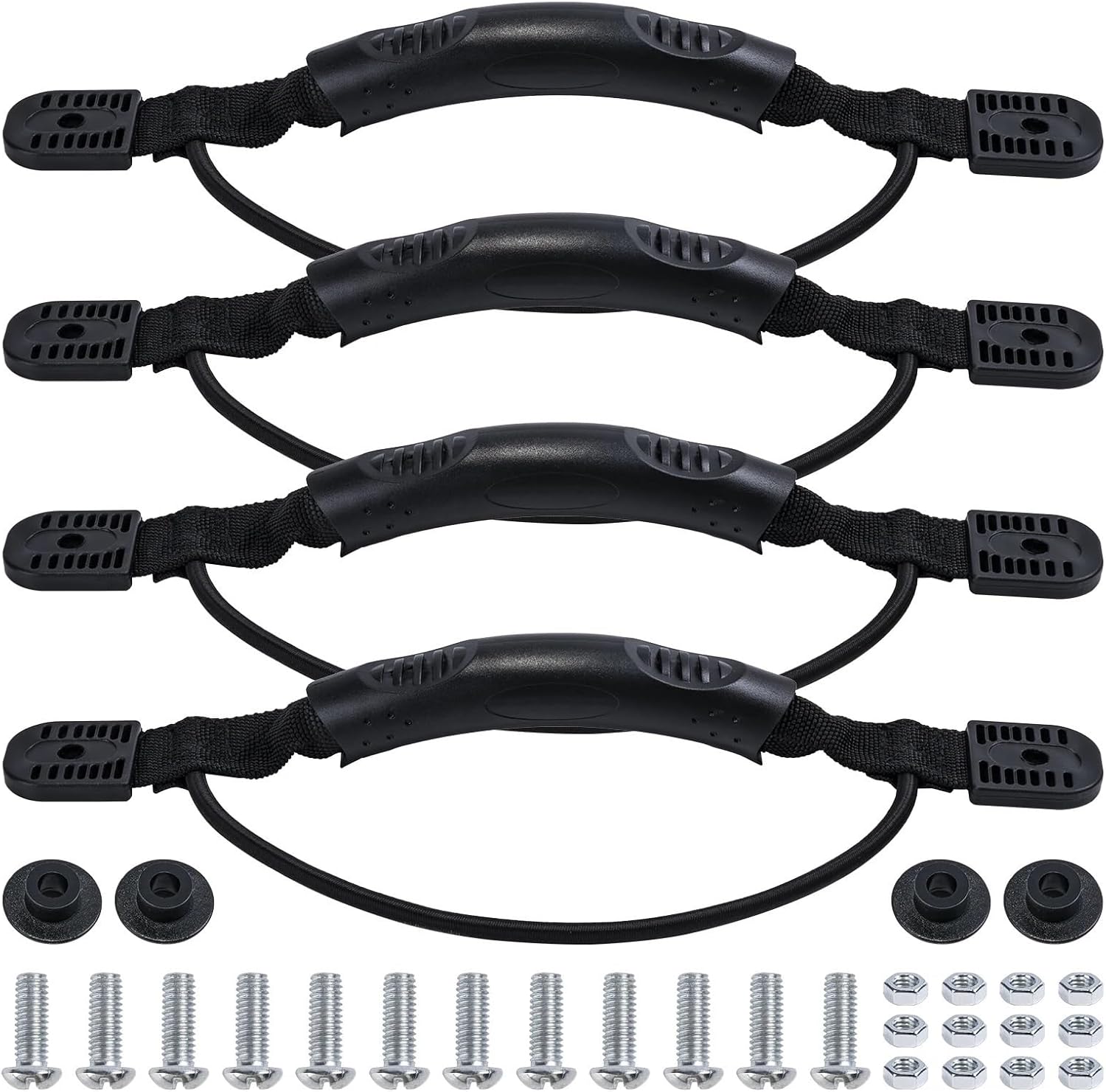 Kayak Handles Kayak Carry Handles with Rivets Side Mount Carry for Ocean Canoe Boat Suitcase Luggage Kayak Parts for Portable Boats