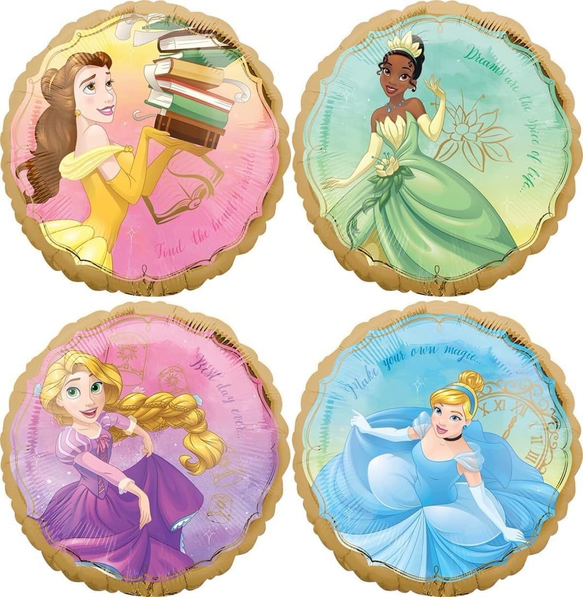 Princess Birthday Party Supplies Airloonz Castle and 8 Princesses Balloon Bouquet Decorations