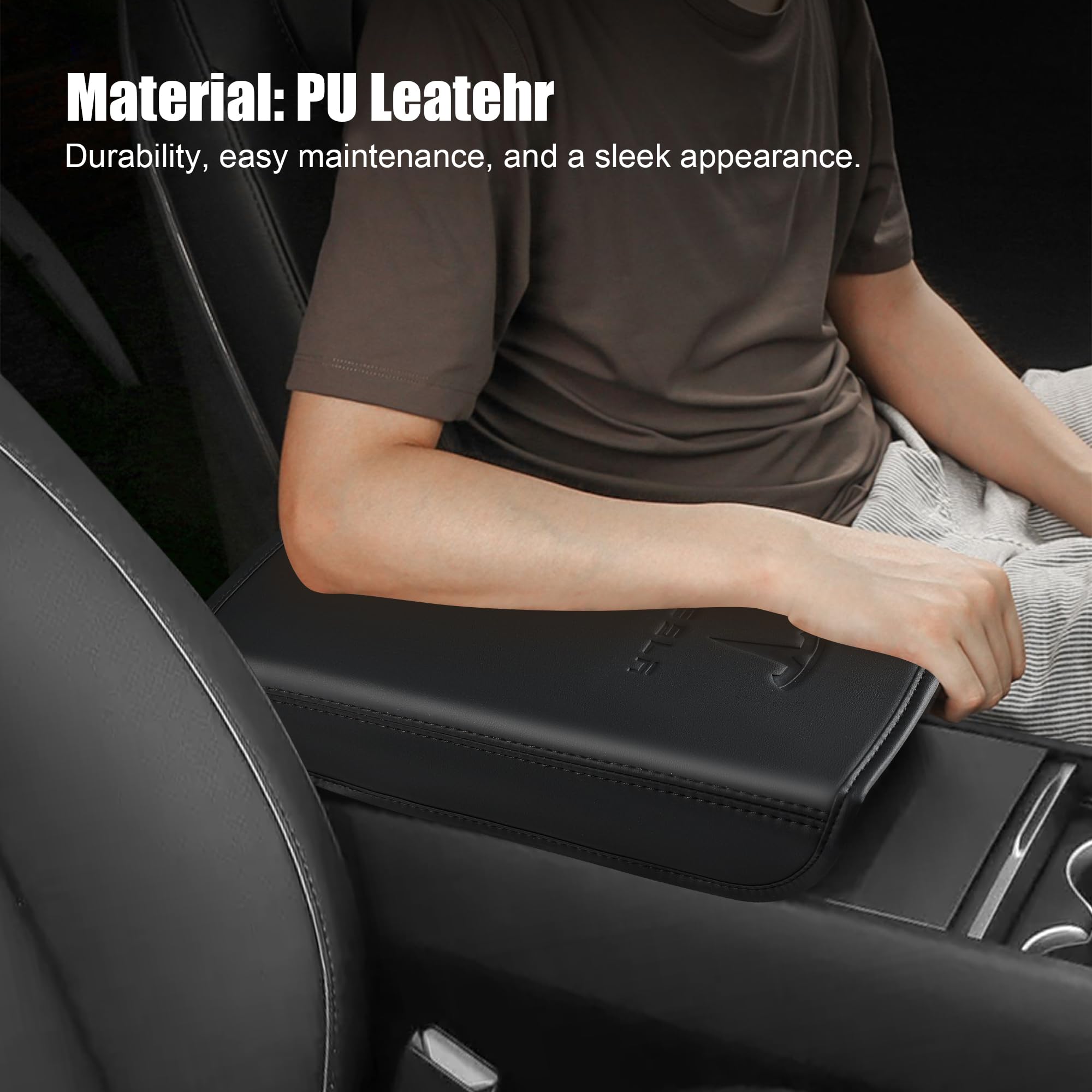 Tesla Model 3 Highland Armrest Cover 2024-2025 - TPE Protection Against Scratches & Spills