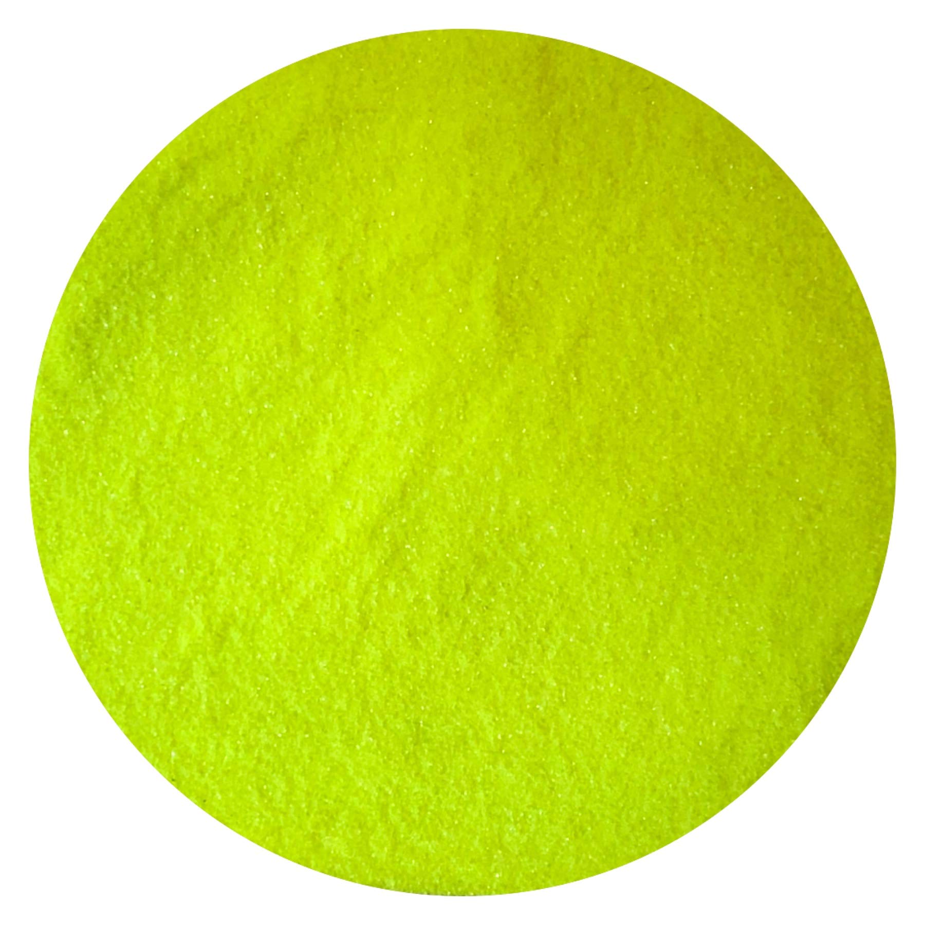 Just Crystals Yellow 100G Neon Ultra Fine Glitter Powder Florist Wine Glass Craft Nail Art Dust